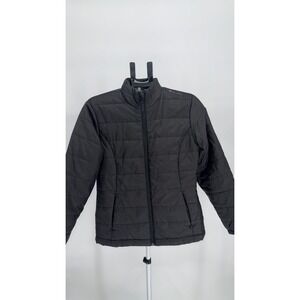 Quechua Men's Ultra Black Lightweight Puffer Jacket Size S Winter Hiking Outdoor